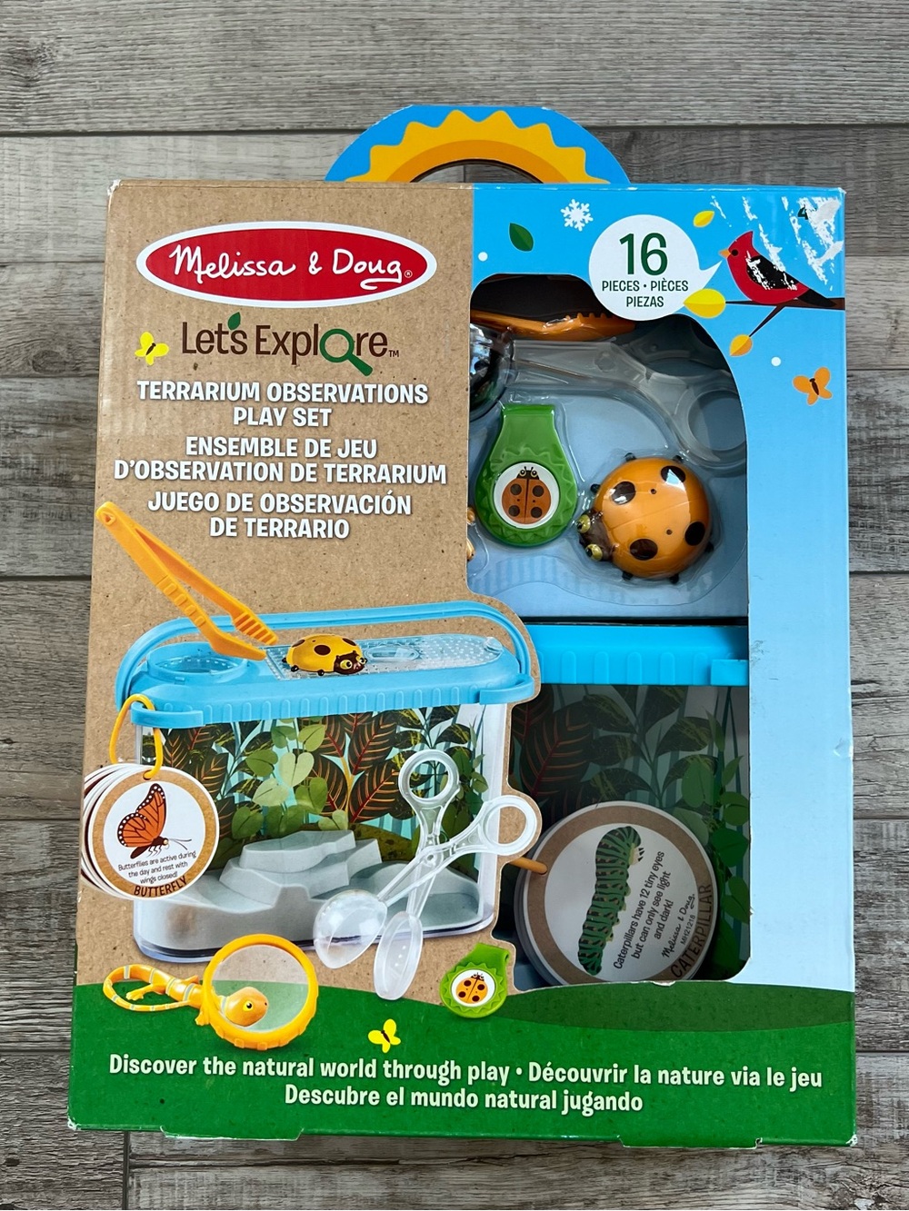 NIB Melissa & Doug Let’s Explore Terrarium Observations Play Set